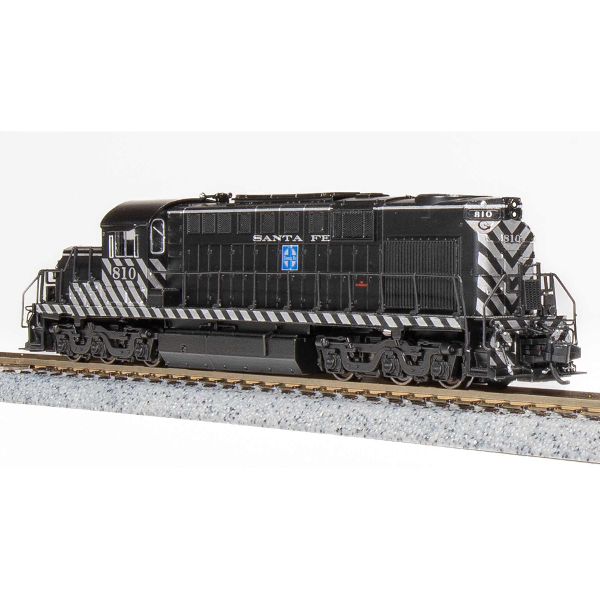 Broadway Limited Imports N Alco RSD-15 Locomotive, Zebra Stripes