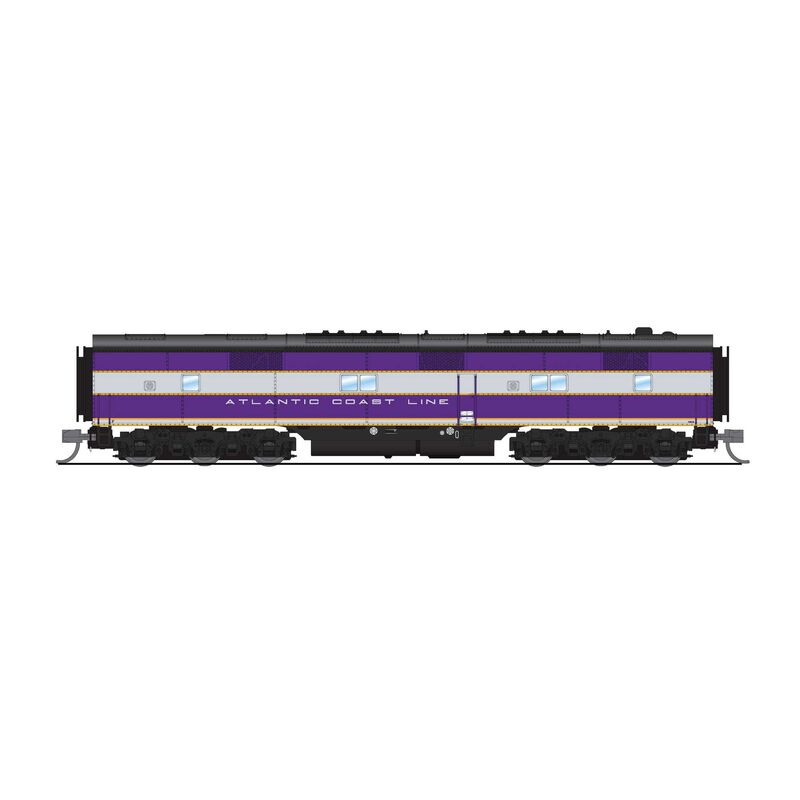 N EMD E7B Locomotive, ACL 763B, Purple & Silver