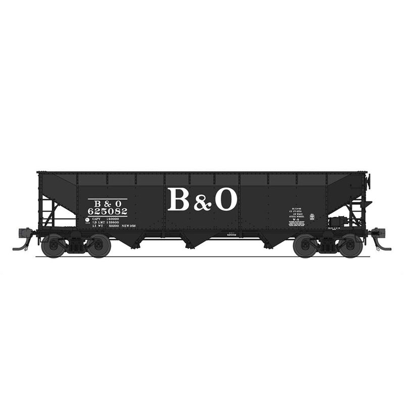 HO, AAR 70-ton Triple Hopper, B&O (4)