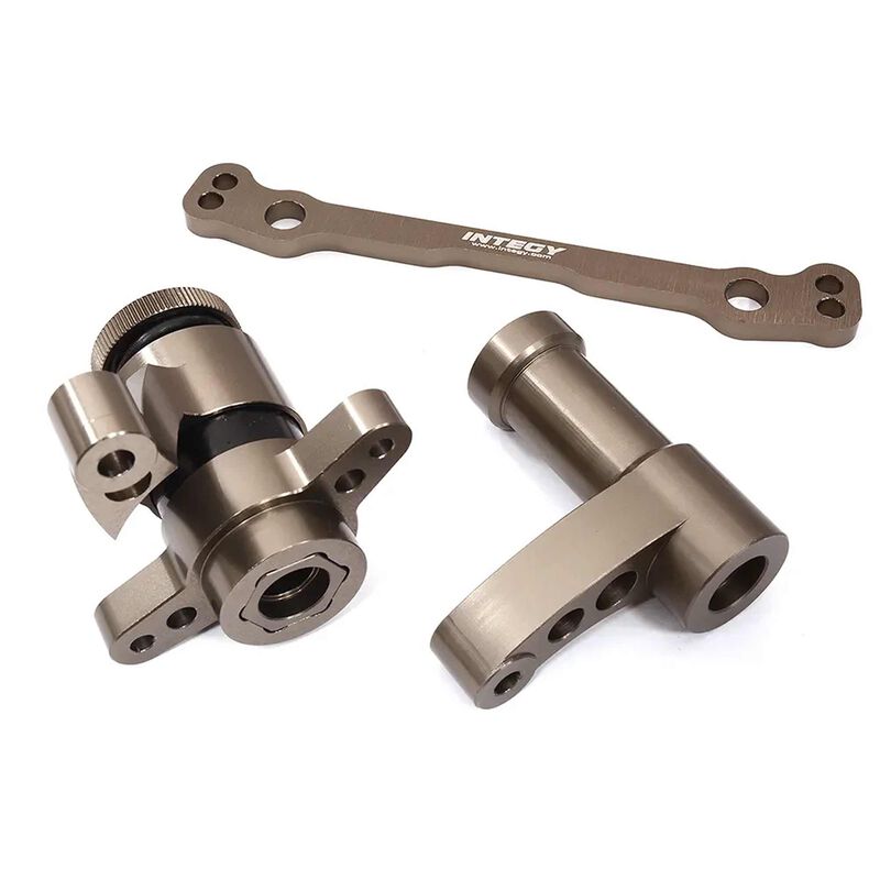 Billet Machined Steering Bell Crank Set: Losi DBXL-E 2.0