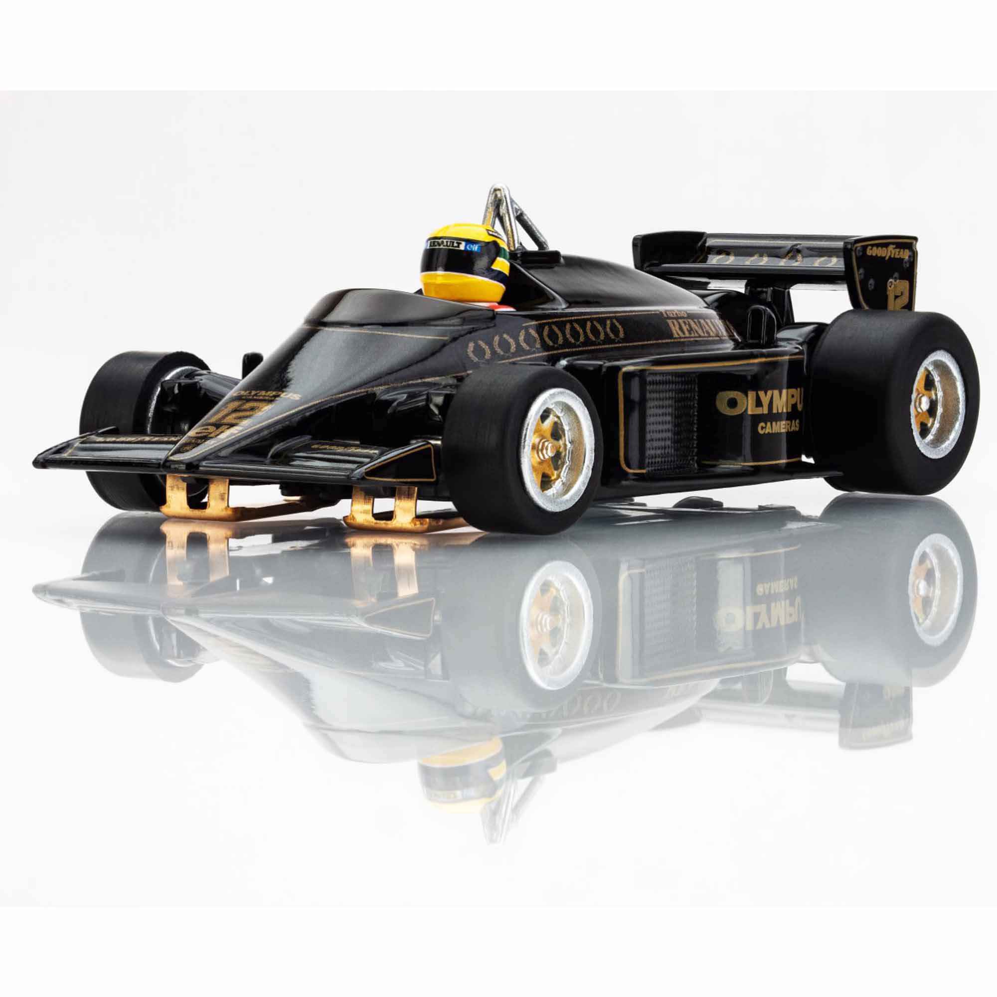 AFX/Racemasters HO 1985 Lotus 97T #12 F1 Mega G+ Slot Car, Black