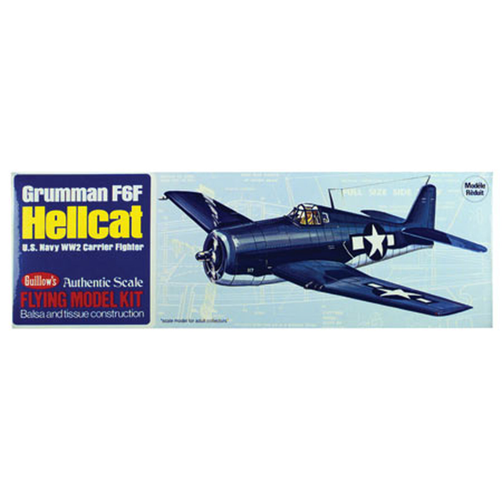 Grumman F6F Hellcat Kit, 16.5"