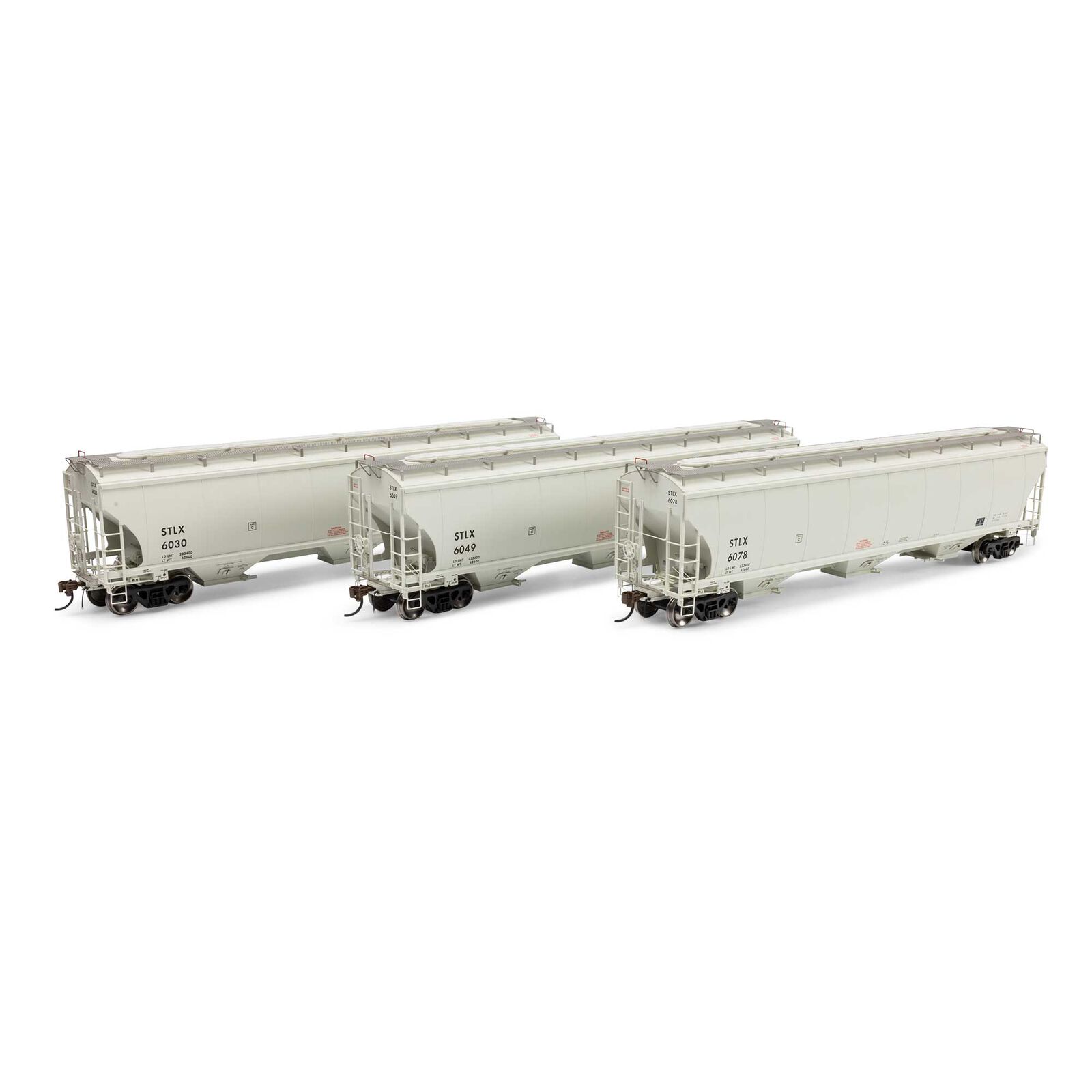 HO GEN Trinity 5161 Covered Hopper, STLX #6030/6049/6078 (3)