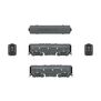 HO EMD F7 Locomotive A/B Set, SP 6233/8148, Bloody Nose with Paragon4
