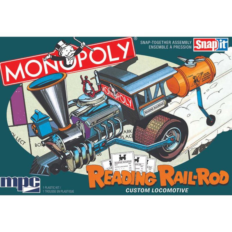 1/25 Monopoly Reading Rail Rod Custom Loco (SNAP)