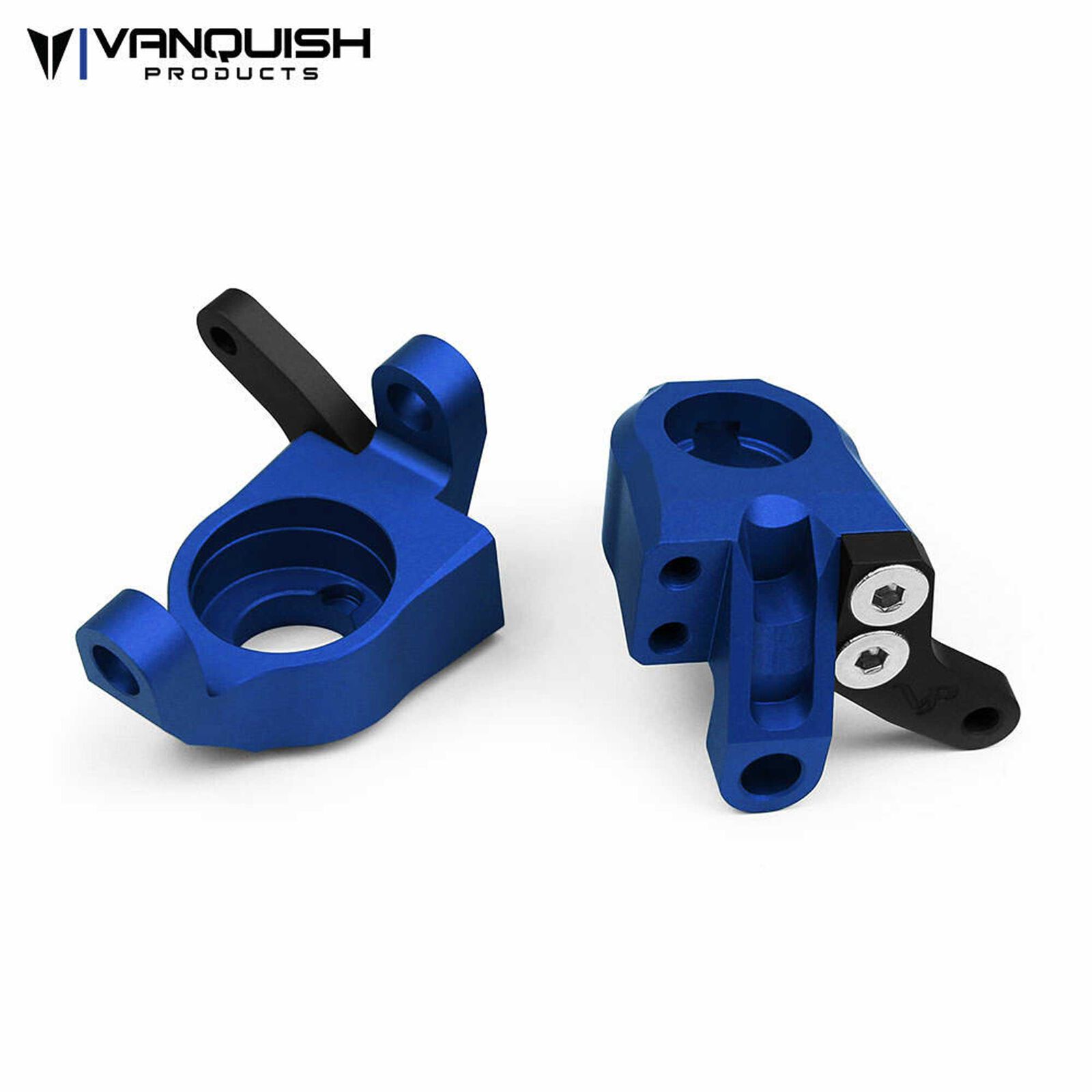 Axial Wraith Steering Knuckles Blue Anodized