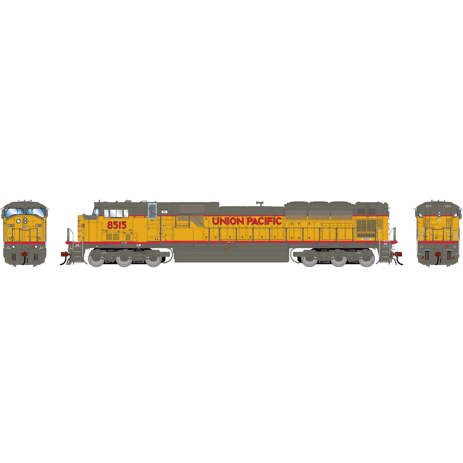 HO GEN SD90MAC-H PH I Locomotive w/DCC & Sound, UP #8515