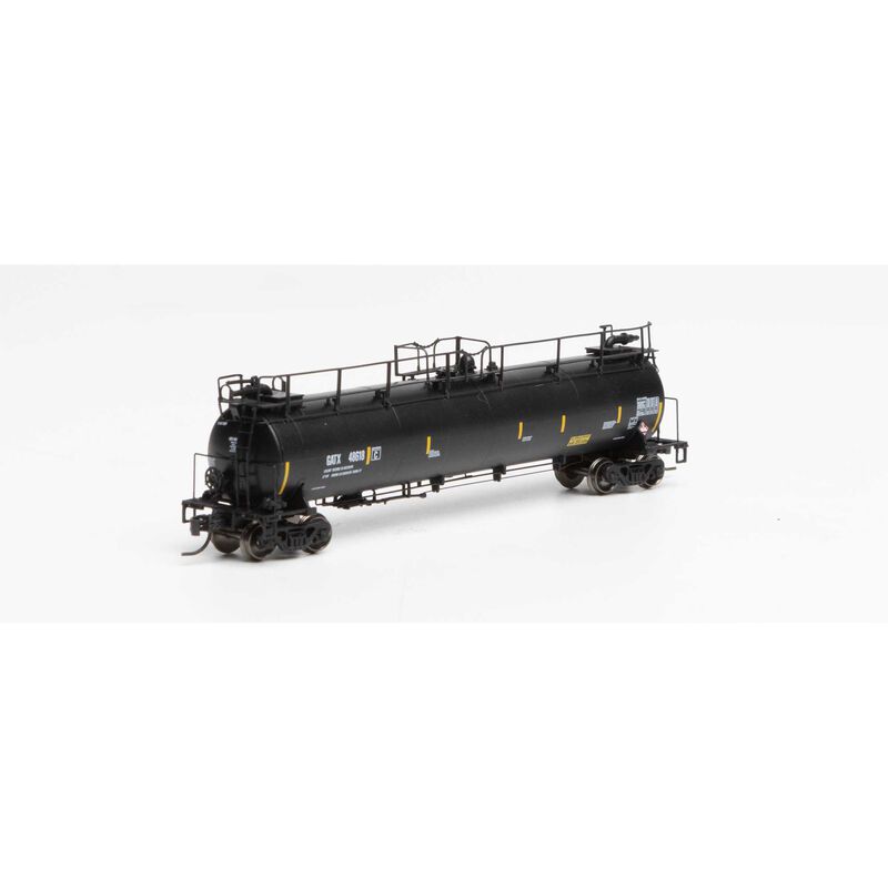 N TankTrain Intermediate,GATX/Yellow Stripe #48618