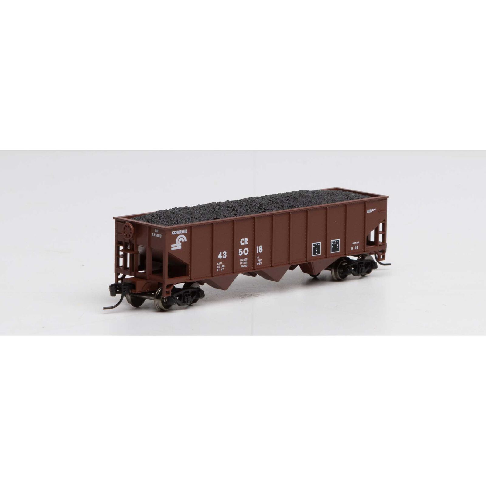 N 40' 3-Bay Ribbed Hopper with Load, CR #435018