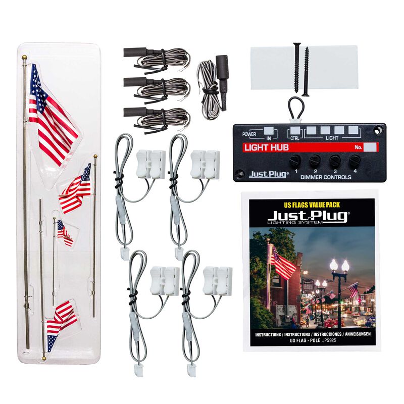 Value Pack U.S. Flag &ndash; Pole