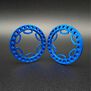 1/10 SHIELD 1.9" Beadlock Rings, Blue (2)