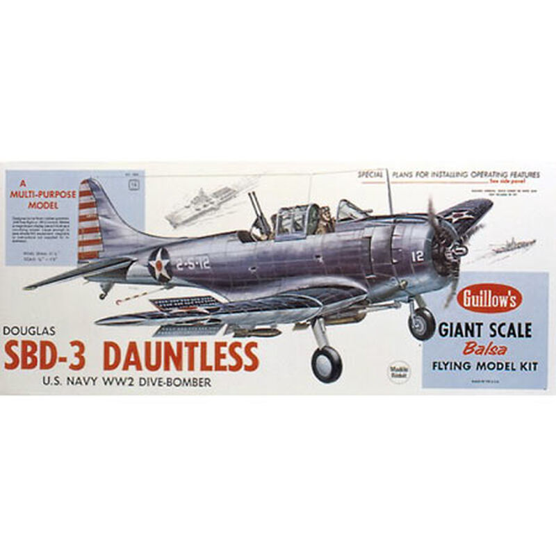 heuvel Werkloos lettergreep Guillow Douglas SBD-3 Dauntless Kit, 31" | Tower Hobbies