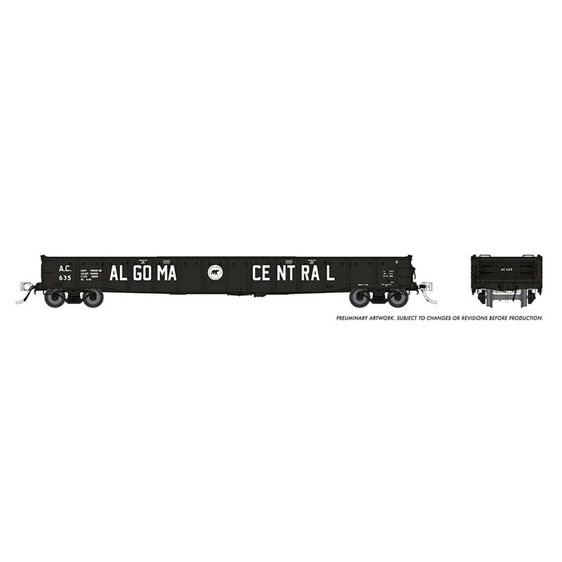 HO 52'6" Gondola Algoma Central Delivery (6)