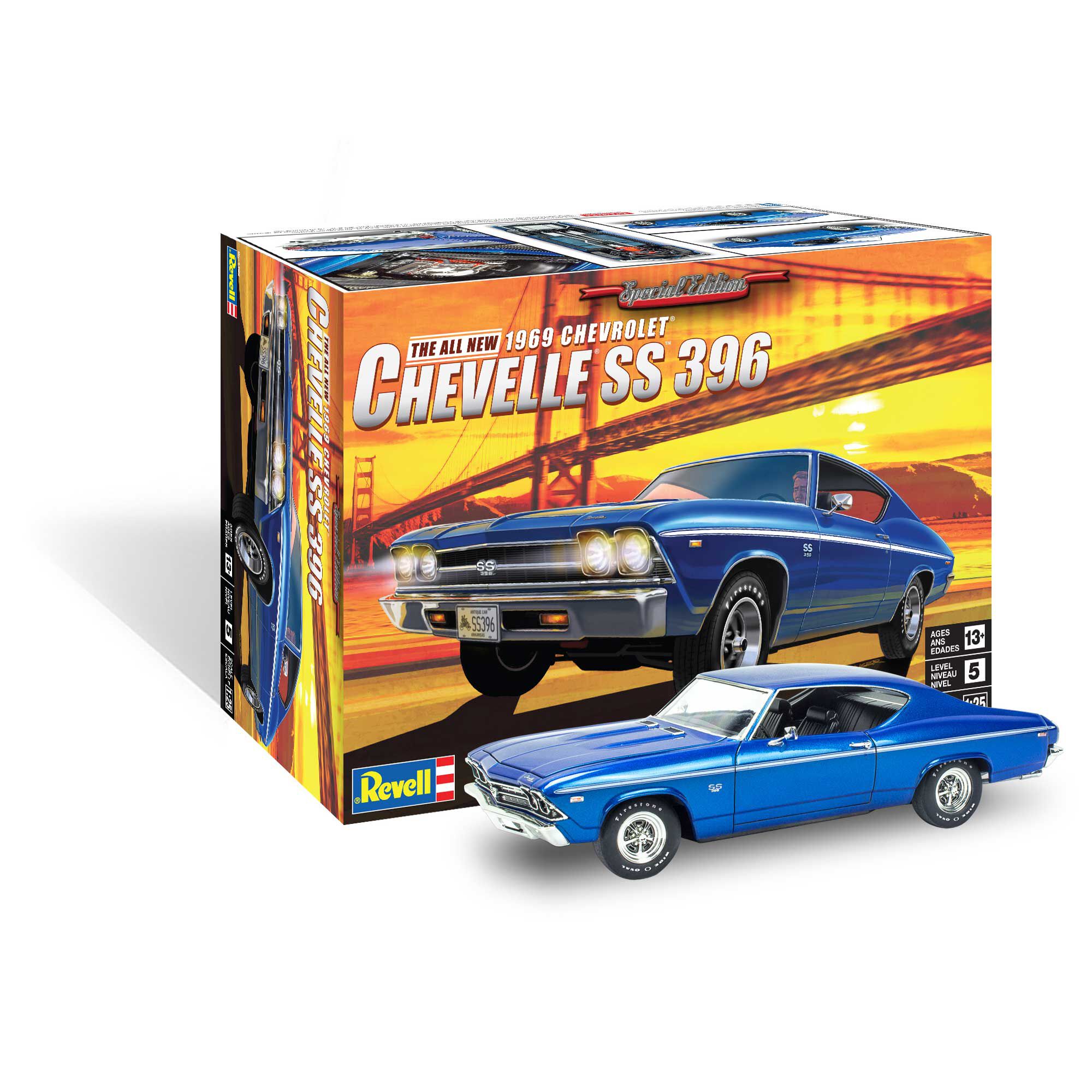 CARRERA REVELL OF AMERICAS INC 1/25 1969 Chevy Chevelle SS 396