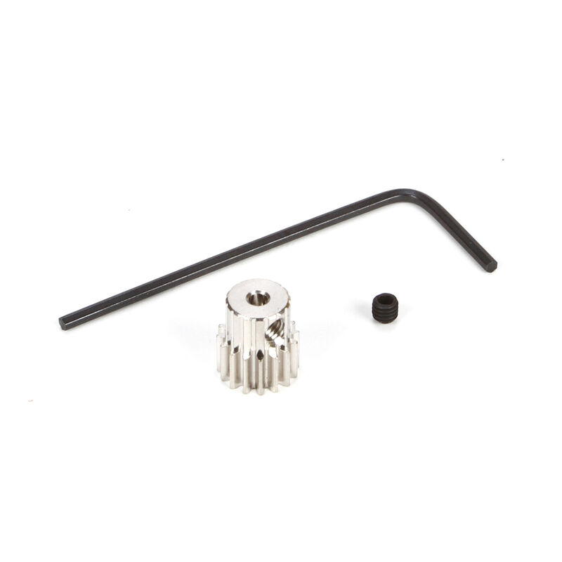 Pinion Gear, 16T: 1/14 KEM, KAL, MDT, MR