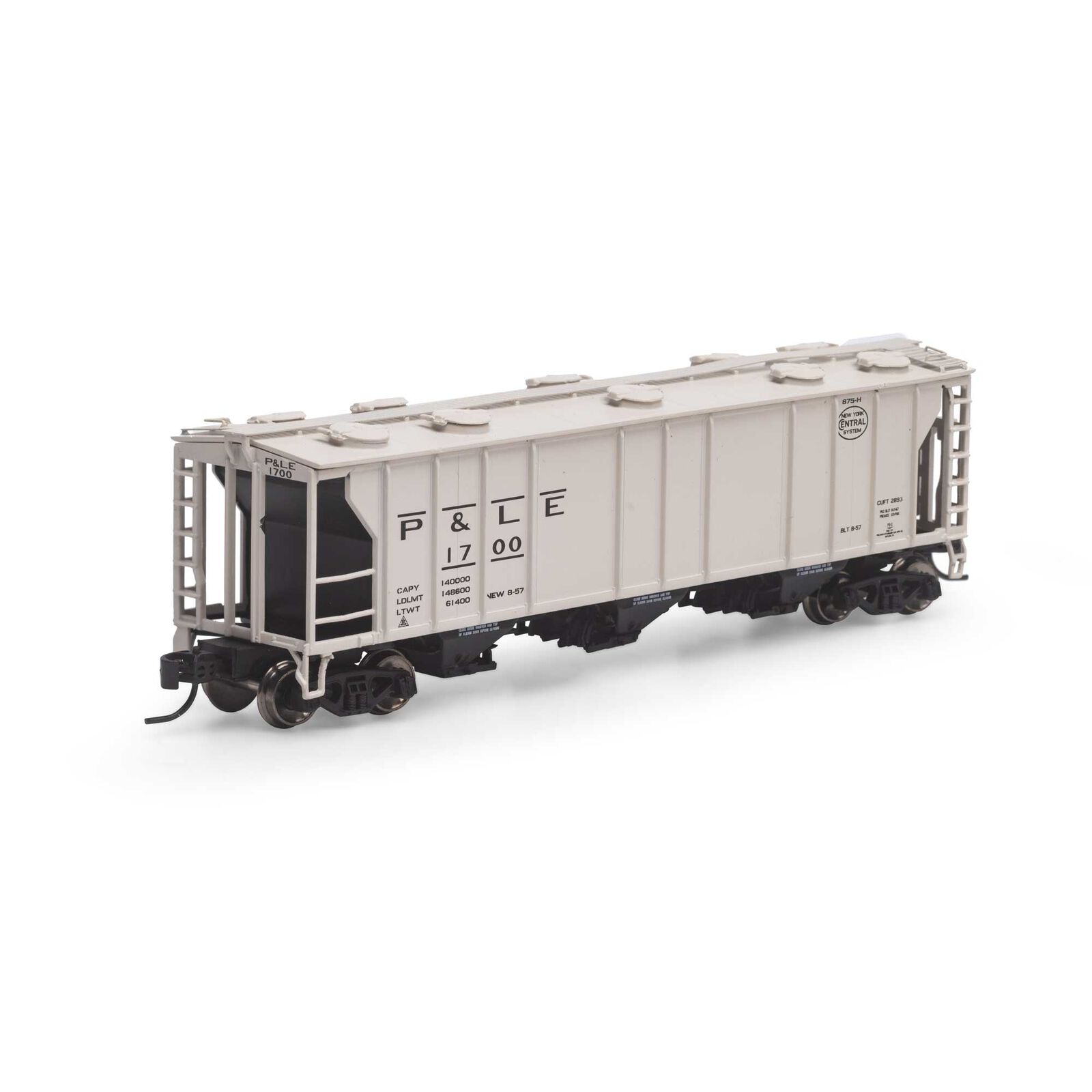N PS-2 2893 3-Bay Covered Hopper, P&LE #1700
