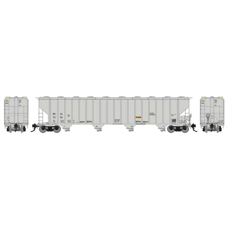 HO Procor 5820 Covered Hopper DCLX, DOW (6)