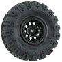 1/10 Revolver Crawler Front/Rear 2.2 Wheels with Wide Base, 12mm Hex, Black (2)