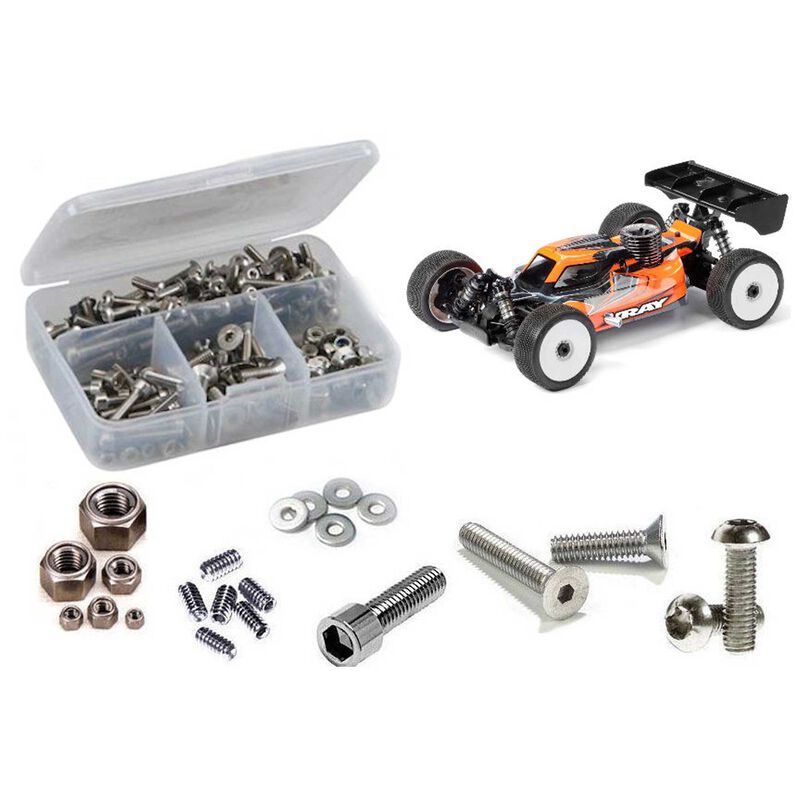 Team XRAY XB8 2024 Nitro 1/8th(#350019) Stainless Steel Screw Kit