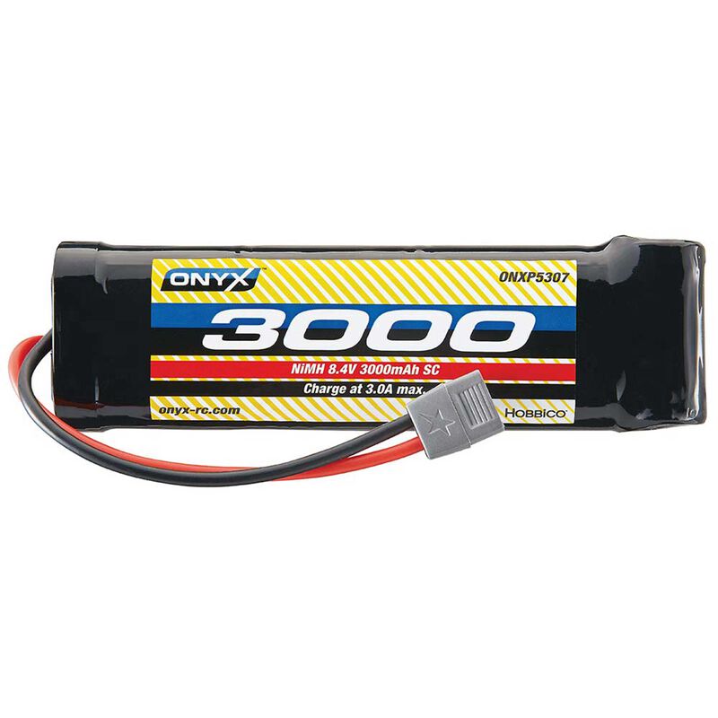 8.4V 3000mAh 7-Cell NiMH Sub-C Stick Battery: Star Plug