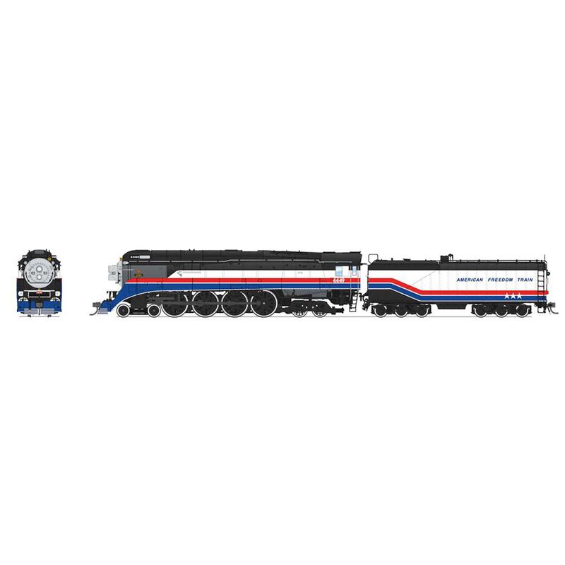 HO GS-4 4-8-4 Locomotive, SP #4449, 1975 American Freedom, Paragon4
