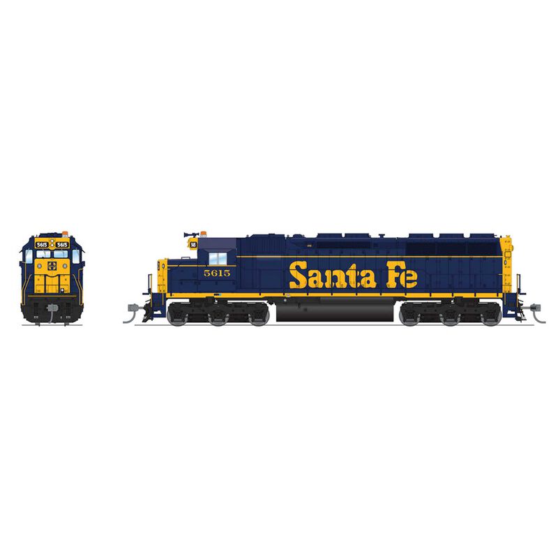 HO EMD SD45 Locomotive, ATSF 5621, Bookend Scheme with Paragon 4
