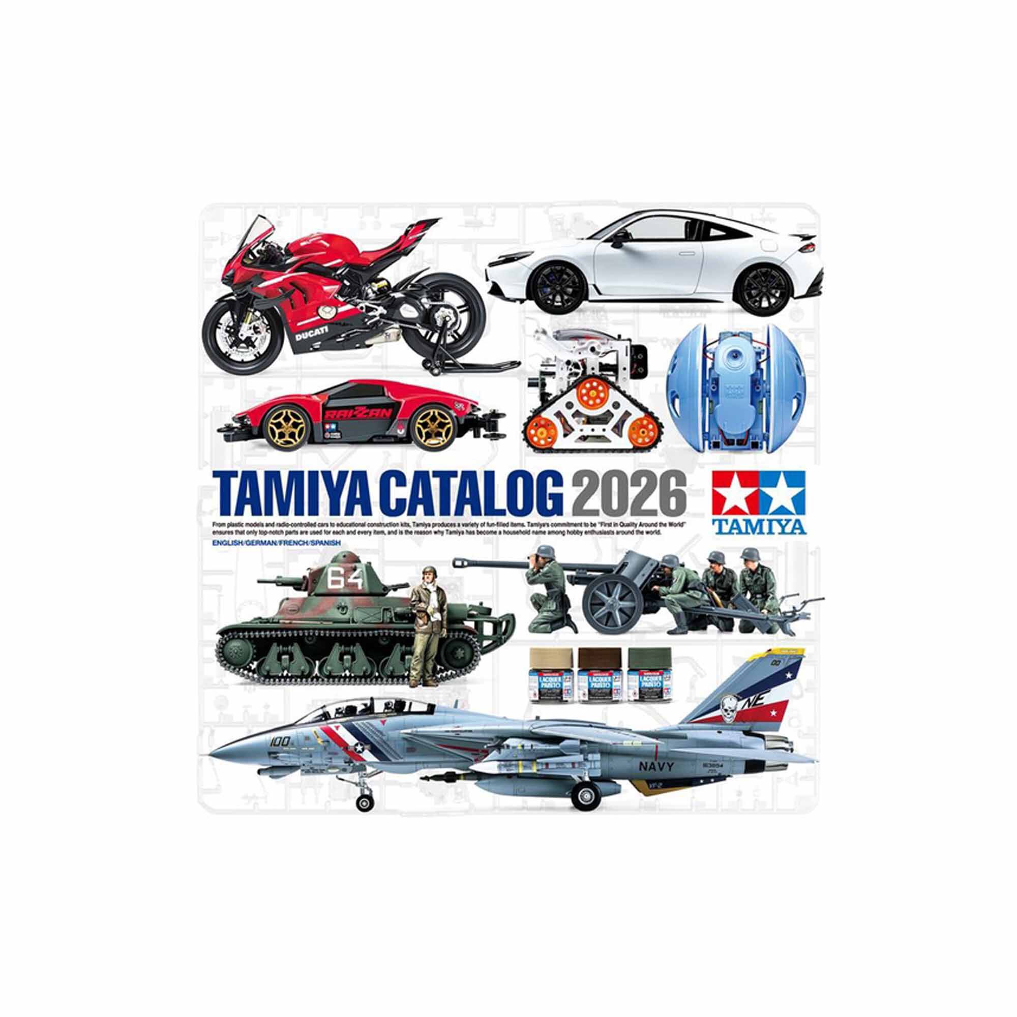 Tamiya 2026 Tamiya Catalog (English/German/French/Spanish) | Tower