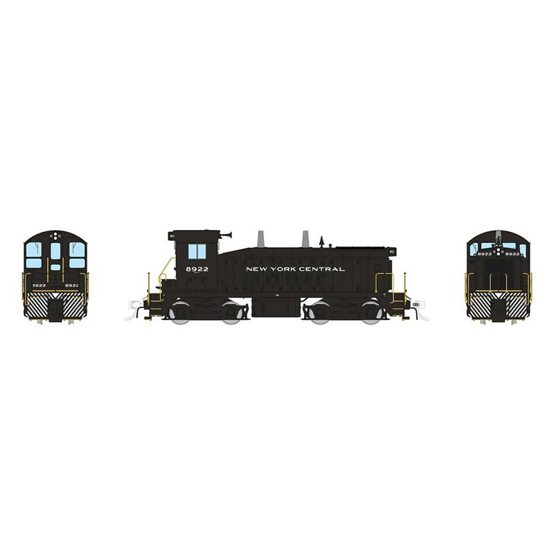 HO EMD SW9 (DC/Silent): New York Central - As Delivered: #8922