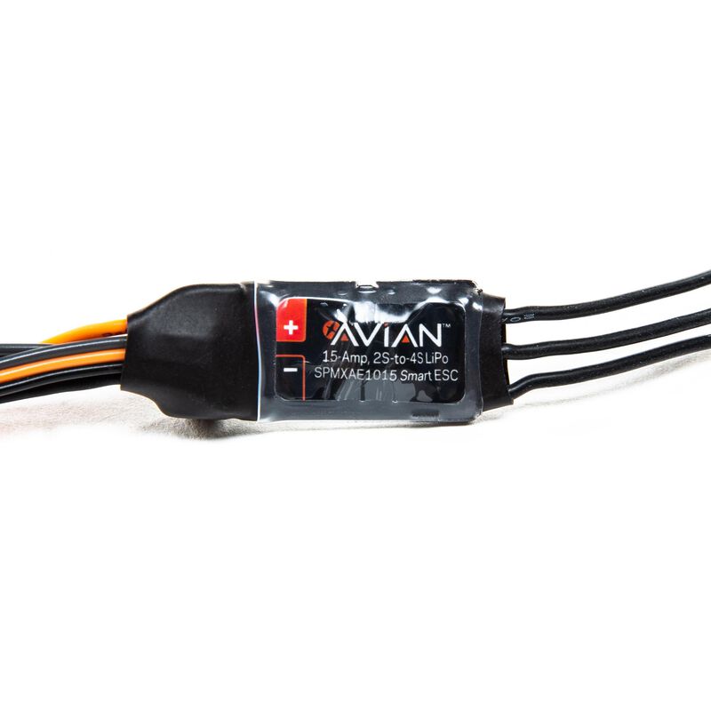 Spektrum Avian 15-Amp Brushless Smart ESC, 2S-4S: IC3