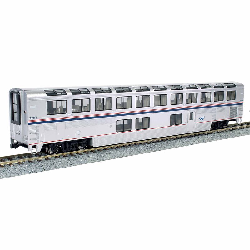 HO Amtrak Superliner I Lounge Phase VI #33023 w/ Lights