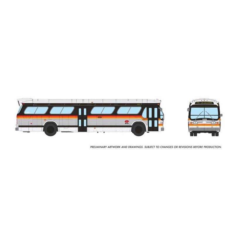 HO 1/87 New Look Bus (Deluxe): Los Angeles SCRTD: #1020