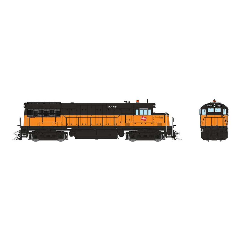 HO GE U25B Low Hood (DC/Silent): Milwaukee Road: #5057