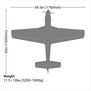 P-51D Mustang 20cc ARF, 69.5"