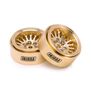 INJORA W1109 1.0" Plus Brass -3.75mm Offset Beadlock Rock Crawler Wheels (4)