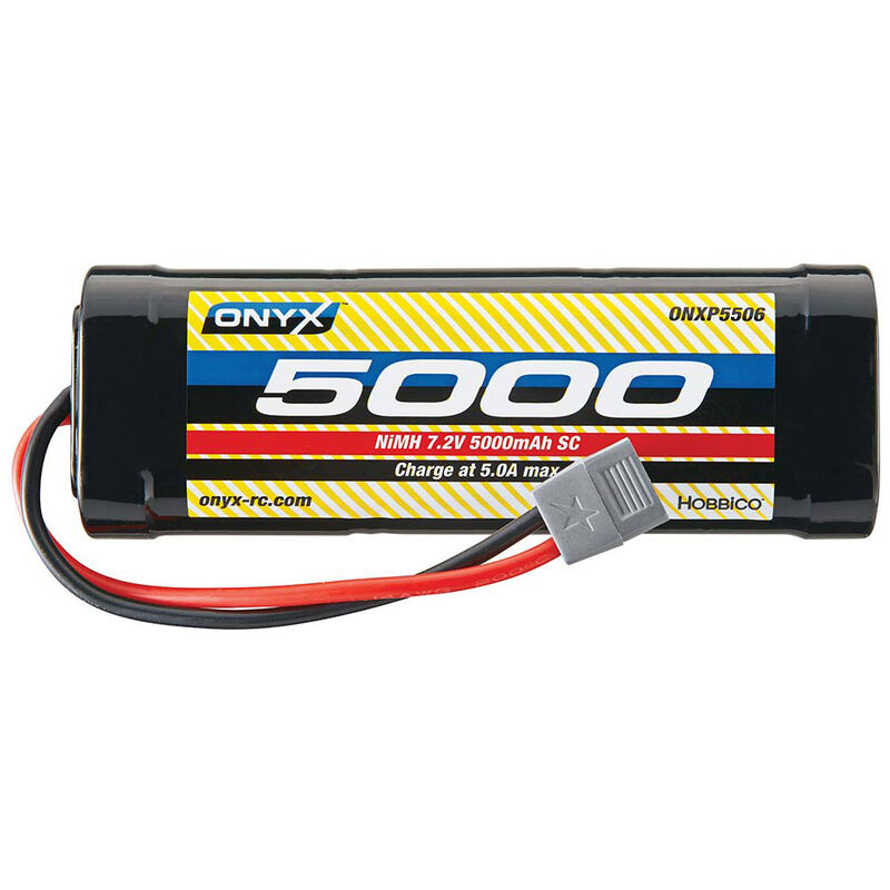 7.2V 5000mAh 7-Cell NiMH Sub-C Stick Battery: Star Plug
