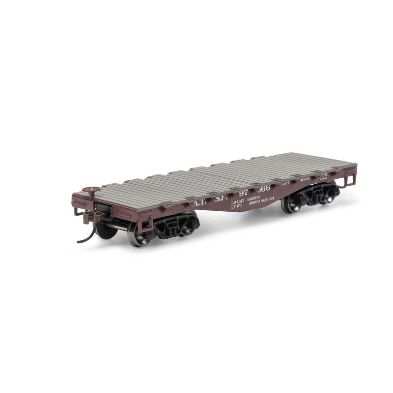 HO 30' Old Time Flat Car, ATSF #97566