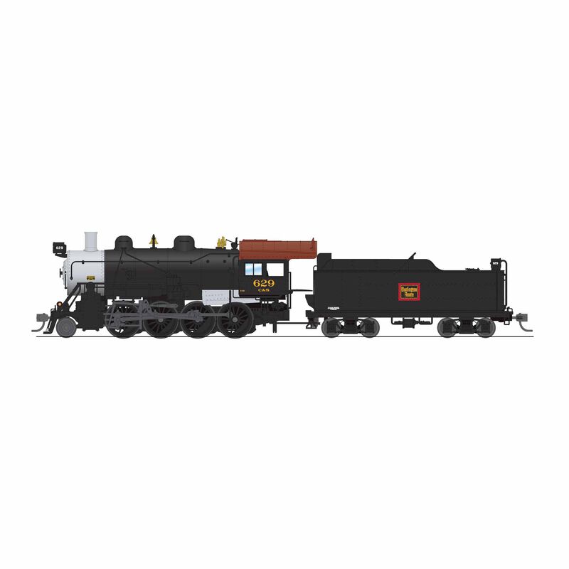 HO 2-8-0 Consolidation Paragon4 Sound/DC/DCC, Smoke , CBQ 634