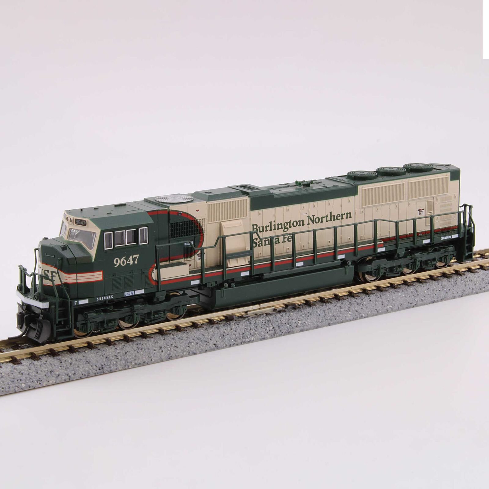 (N) SD70MAC BNSF (Merger Paint Scheme) #9647 w/ Preinstalled DCC