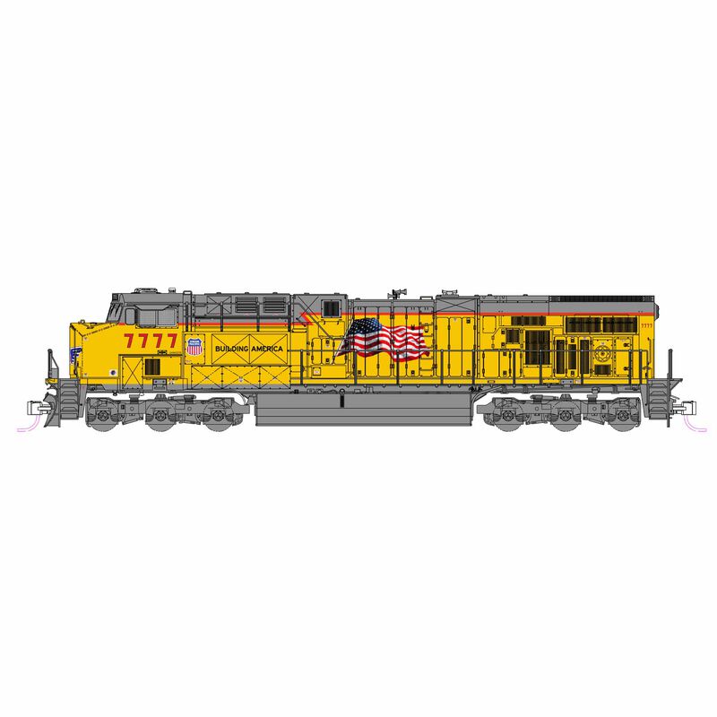 Kato USA, Inc. N ES44AC Union Pacific #7777