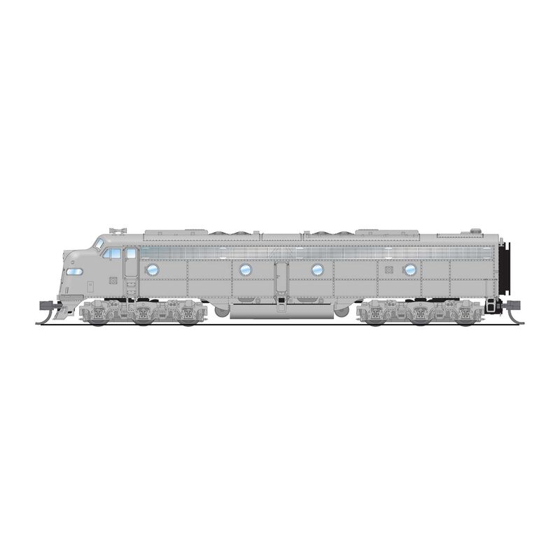 N EMD E8A Locomotive, Unpainted