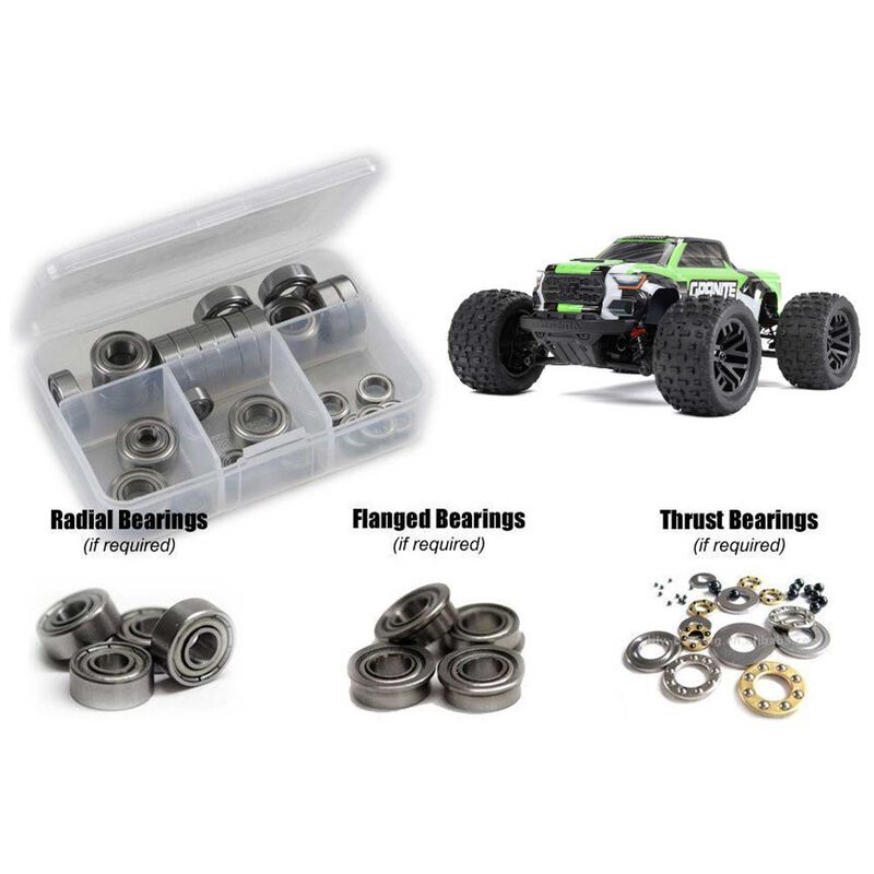 Metal Shielded Bearing Kit, 1/18 ARRMA Granite GROM