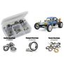 Rubber Shielded Bearing Kit, 1/10 Tamiya Wildone Blockhead