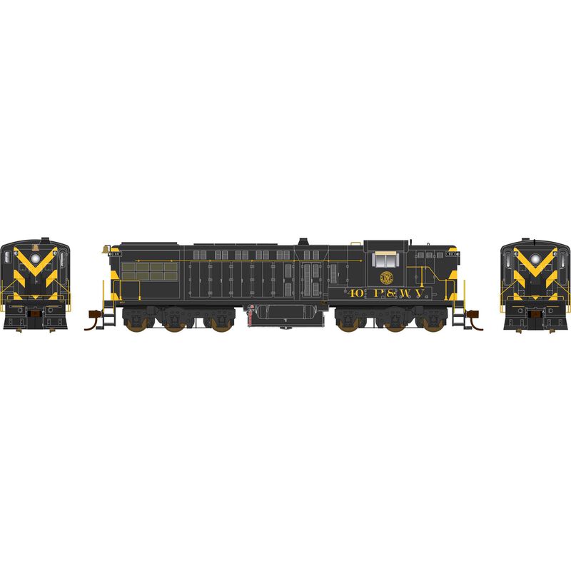 HO AS-616 P&WV Loco #40 with sound