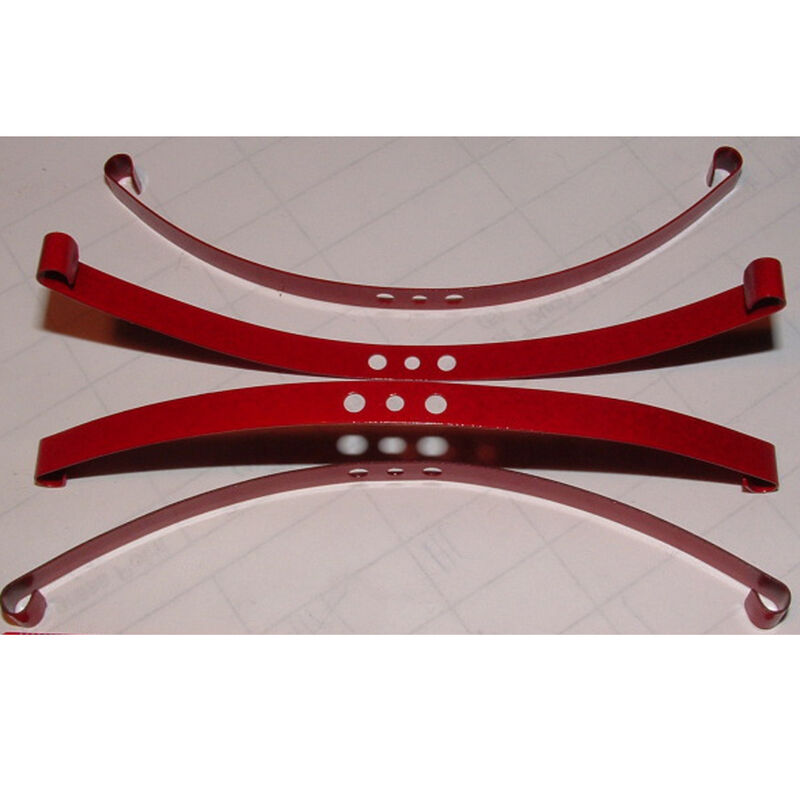 RC4WD Red Super Soft Flex Leaf Springs (4) Tower Hobbies