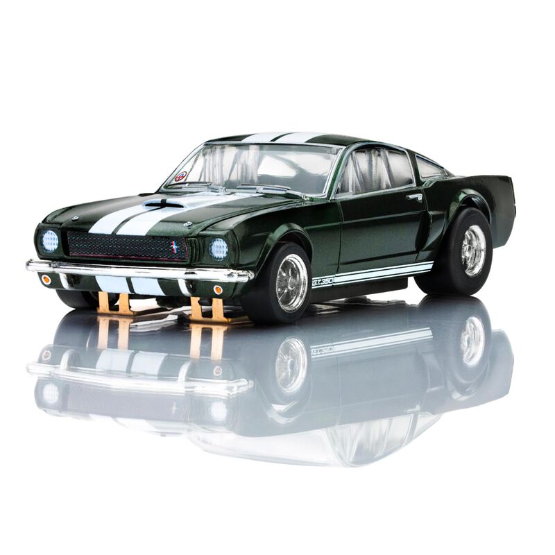 AFX/Racemasters Shelby GT350 1966 Ivy Grn Wht Stripes
