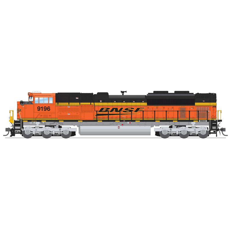 HO EMD SD70ACe Locomotive with DCC & Sound, BNSF 9283 Swoosh Scheme