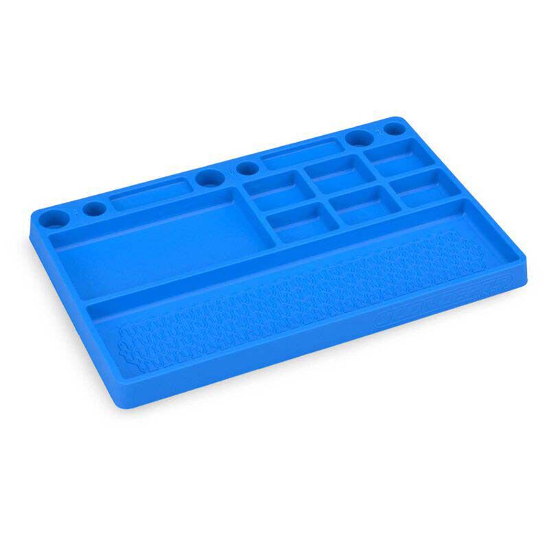 Parts Tray Rubber Material Blue