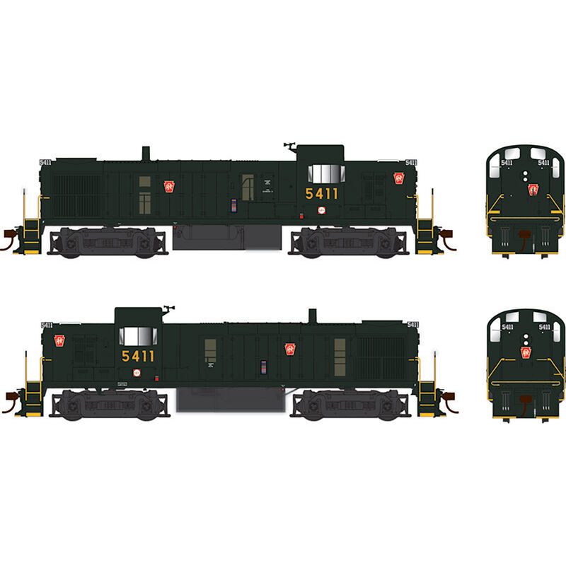HO ALCo RS-3 DCC with Sound PRR Keystone Scheme #5401