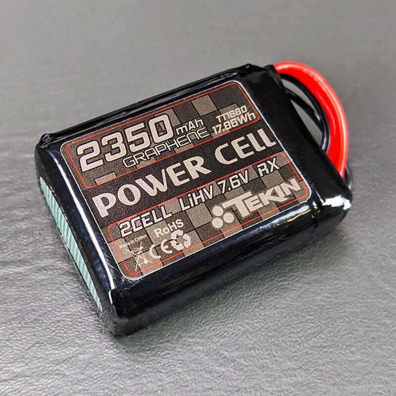 7.6V 2350mAh 2S 10C LiHV Receiver Battery
