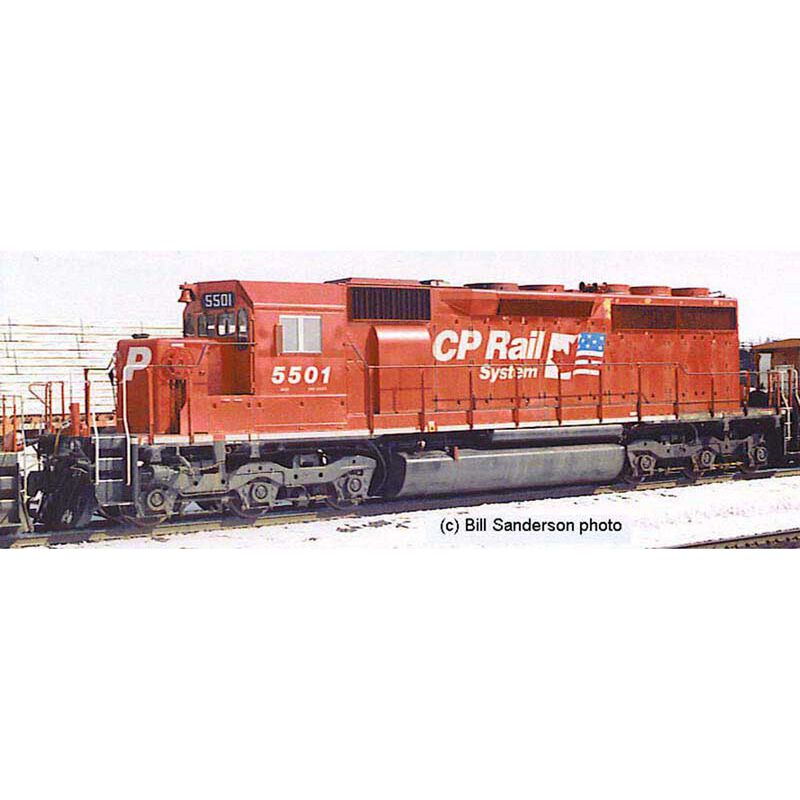 HO SD40 CPR Dual Flag #5501